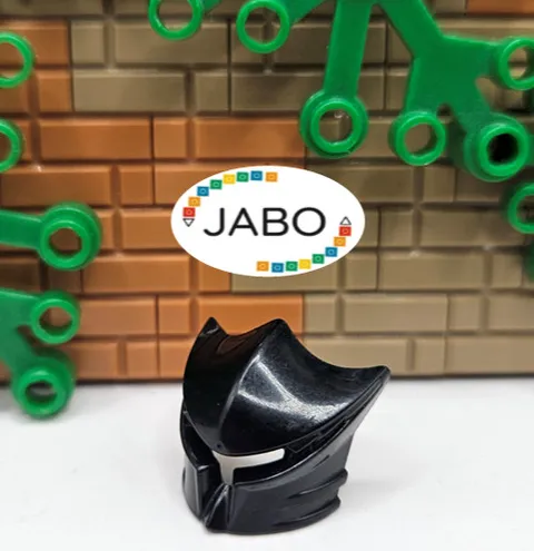 ( S12 / 6 / 16 ) LEGO 48489 Visor Fanciful for Vladek Knight Visor Black