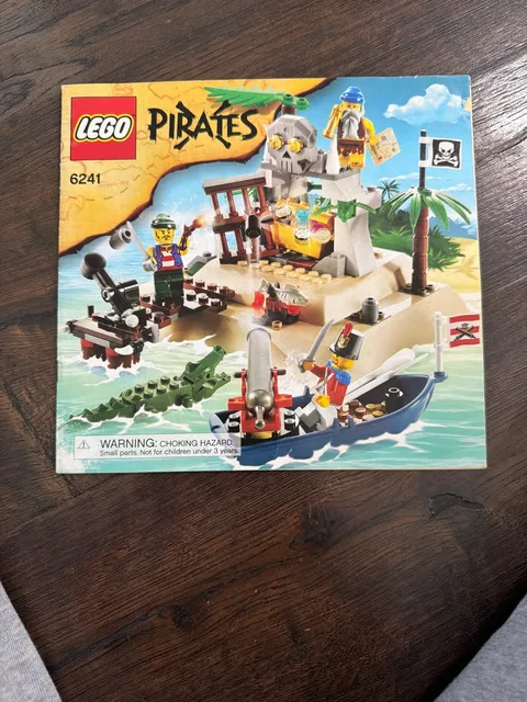 Lego 6241 Loot Island Pirates Instruction Manual Only No Bricks