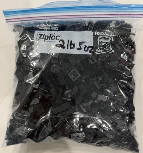 LEGO Black Pieces Bulk Lot Assorted Bricks Plates Parts Color Sorted 2.5 lbs