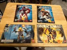 Bionicle Manuals Lot Lego RARE Dekar 8930 Kalmah 8917 Toa 8763 Karapar 8918