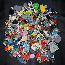 Lot of 5 LBS - LEGO Bulk Random Mixed Lot Of Parts And Pieces Bricks MOC Builder