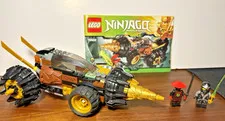 LEGO Ninjago 70502 Cole's Earth Driller Complete w/ Minifigs + Instructions