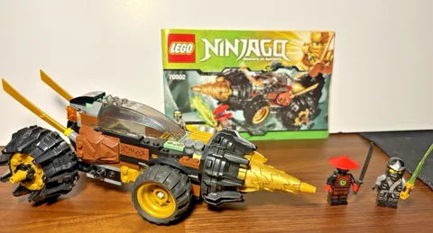 LEGO Ninjago 70502 Cole's Earth Driller Complete w/ Minifigs + Instructions