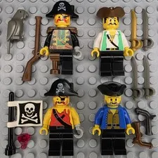 Lego Pirates Minifigures Lot PI055 PI035 PI078 PI048