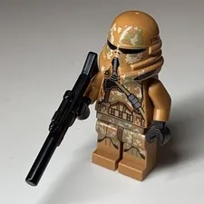 Lego Clone Airborne Trooper Minifigure Geonosis Camo Star Wars 75089 sw0605