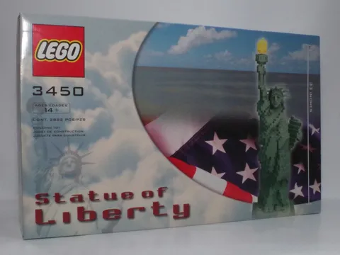 LEGO 3450 Statue of Liberty Sculptures 2000 Retired 2882 pcs From Japan