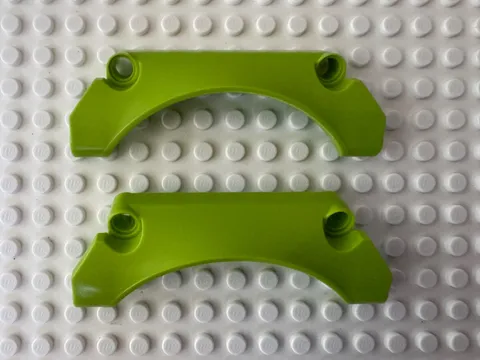 LEGO Technic, Panel Car Mudguard Arched #30 9 x 2 x 3 Straight Top 42531 Qty 2