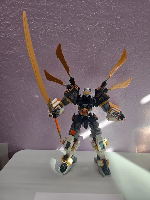 LEGO NINJAGO Cole's Titan Dragon  Mech 71821 Set Used Incomplete