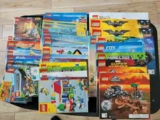 LEGO Instruction Manuals Lot of 50+ City Creator Ninjago Batman Jurassic...