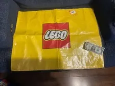 LEGO X-Large Yellow Shopping Tote Bag 24" x 30" Carrying Storage NEW & Sealed