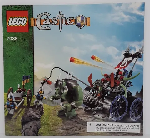 Lego Instruction Manual Only For Set 7038 Castle Fantasy Era Troll Assault Wagon