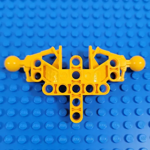 LEGO Bionicle BRIGHT LIGHT ORANGE Toa Inika Torso Shoulders Section Part 53545