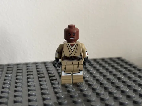 Lego Mace Windu Minifigure sw1205 Star Wars Printed Arms 75342