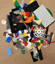 LEGO 1.5 Ponds Lot of Various Sized Pieces with Mixed Colors