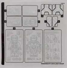 Lego Sticker Sheet ONLY For Set 76125 Iron Man Hall Of Armor
