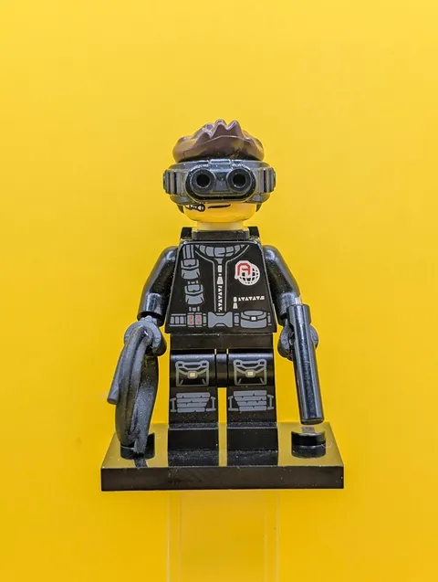 Spy col16-14 Series 16 (Complete Set with Stand and Accessories) Cmf Lego Minifi
