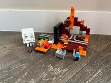 LEGO Minecraft: The Nether Portal Ambush (21255) Near Complete