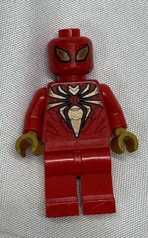 LEGO MINIFIGURE Marvel Super Heroes Iron Spider Armor Spider-Man AS PICTURED