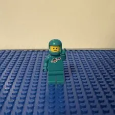 LEGO® Classic Space Teal Spaceman Minifigure w/ Helmet and Air Tank