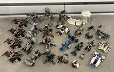 LEGO Star Wars Huge Lot Battle Packs Microfighters Builds Only 7655 7749 9488++