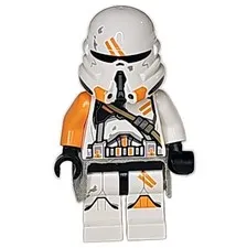 Lego Star Wars 212th Airborne Clone Trooper Minifigure 75036 Utapau Orange 