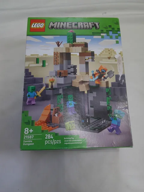 Lego Minecraft Zombie Dungeon 21587 New In Box