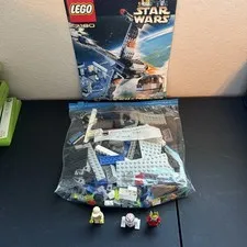 LEGO Star Wars: B-Wing at Rebel Control Center (7180) Complete - With Mini Figs