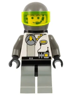 LEGO® Minifigure Space sp008 Exploriens Dark Gray Helmet and Radio Torso