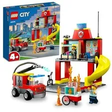LEGO City Fire Station and Fire Engine Birthday Present 60375 Toy Block Present