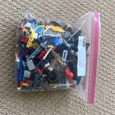LEGO Bulk Lot Mixed Assorted Bricks Pieces Parts, Multicolor, Plastic, Bag