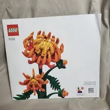 LEGO Icons Chrysanthemum 10368 Building Instruction Manual Only Botanical Set