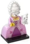 LEGO® Minifigure col24-10 Rococo Aristocrat Series 24 Complete set w/Stand & Acc