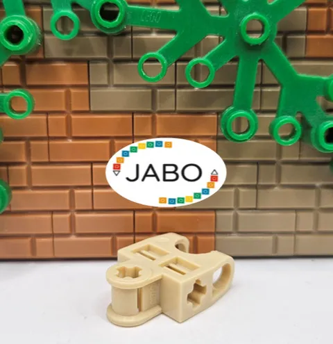 (S13 / 8 / 10) LEGO Technic 32174 Axle Connector 2 x 3 Axle Connector Tan