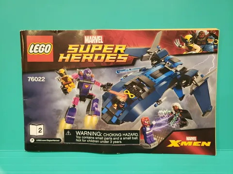 LEGO Marvel Super Heroes X-men 76022 Book 2 Instruction Guide MANUAL ONLY