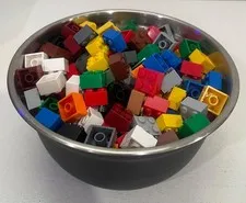 LEGO 2x2 Bricks 3003 Genuine Parts Lot of 25 Choose Color Clean Used