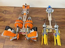 LEGO Star Wars: Anakin Skywalker and Sebulba's Podracers 7962 - Incomplete