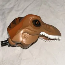 LEGO Jurassic World Minifigure Animal Part Dark Orange Head Only for T Rex