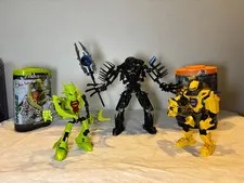 LEGO Hero Factory Rise of Rookies Lot Von Nebula Evo 2.0 Natalie Breez Complete