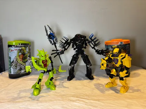 LEGO Hero Factory Rise of Rookies Lot Von Nebula Evo 2.0 Natalie Breez Complete