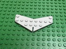 1976 LEGO Old Light Gray Wedge Plate 4 x 8 Tail w/‘Pat Pend’ Obscured 1560 #3474