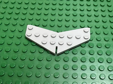 1976 LEGO Old Light Gray Wedge Plate 4 x 8 Tail w/‘Pat Pend’ Obscured 1560 #3474