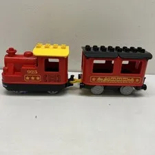 LEGO Duplo 10874 Push Motorized Red Locomotive Train with Passenger Car Retired