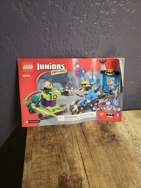 LEGO Juniors 10724 Batman Superman vs Lex Luther Instruction Guide MANUAL ONLY
