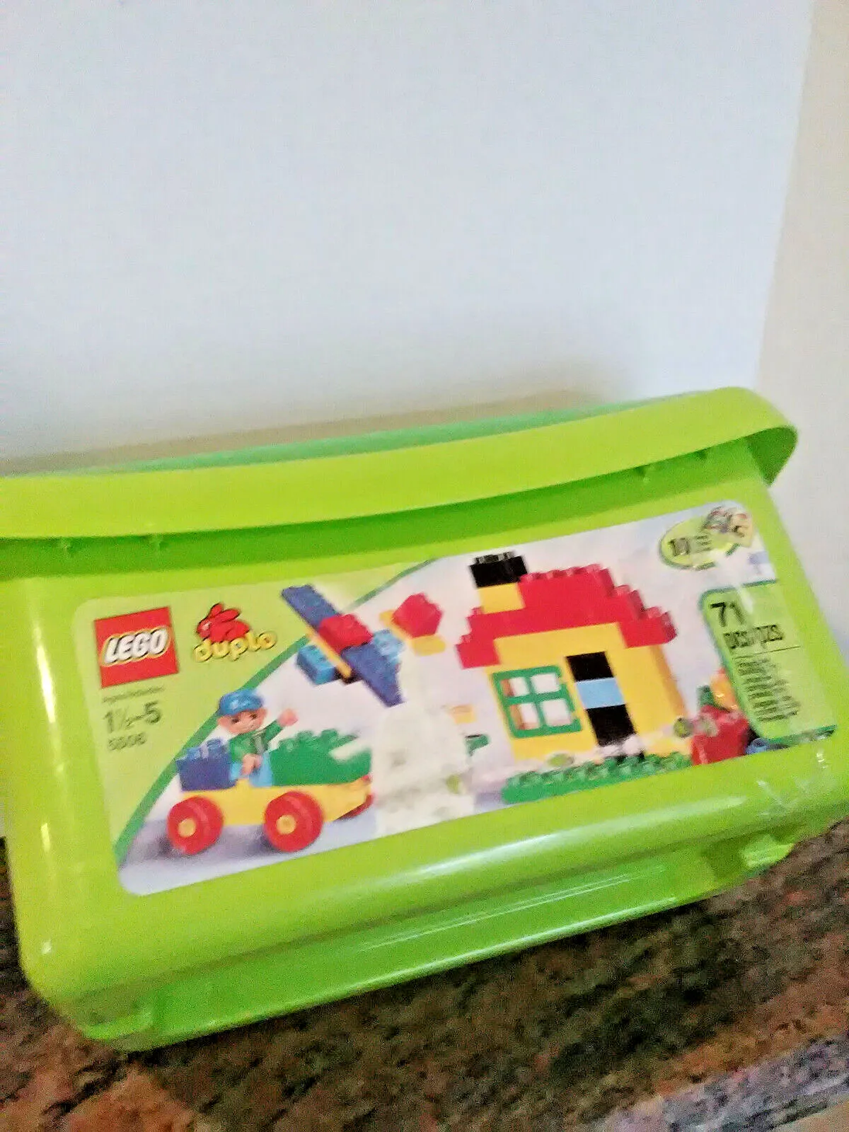 Lego Duplo 5506 Has Over 70 Pieces in Storage Box Missing Instruction Book