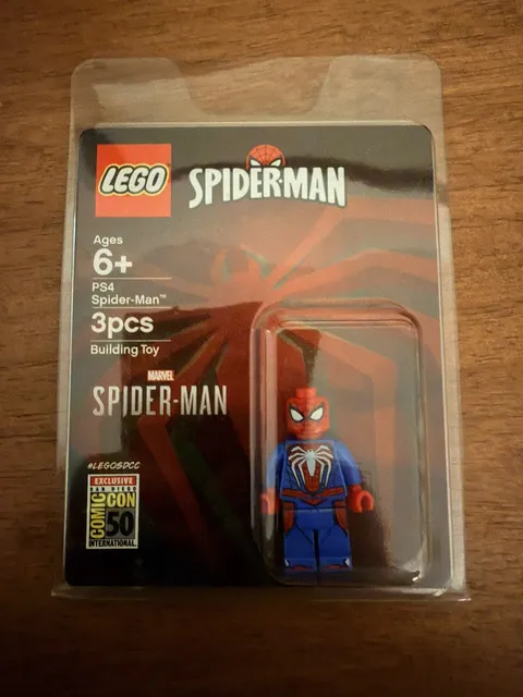 Lego Marvel: PS4 Spider-Man Minifigure Blister SDCC 2019 San Diego Comic Con