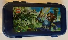 Lego 2013 Legends Of CHIMA Minifigure Storage Case Blue Building Block Container