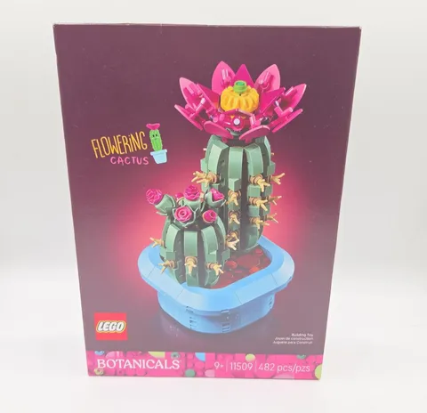 LEGO Botanicals Flowering Cactus Set 11509 482 Pieces New Sealed Plant Display