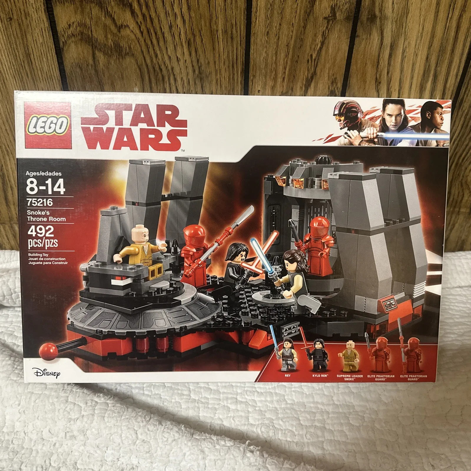 LEGO Star Wars: Snoke's Throne Room (75216) BONUS BAG OF RED BRICKS!