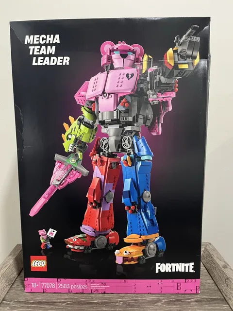 LEGO Fortnite Mecha Team Leader 77078 Complete Set 2503 pcs 18+ Bonus Outfit