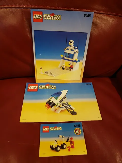 3 - Vintage LEGO System Space Simulation 6455 Instruction Guide MANUAL ONLY